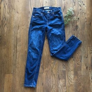 Madewell 9” high riser skinny skinny crop size 24